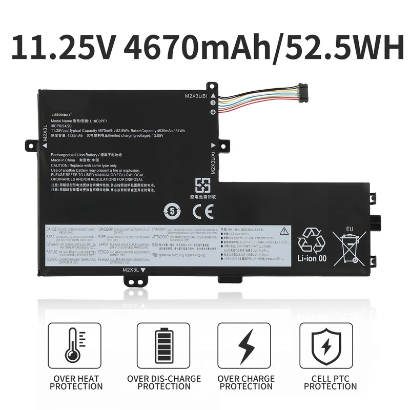 L18C3PF7 Battery For Lenovo IdeaPad C340-15IIL C340-15IWL Series | EU Stock