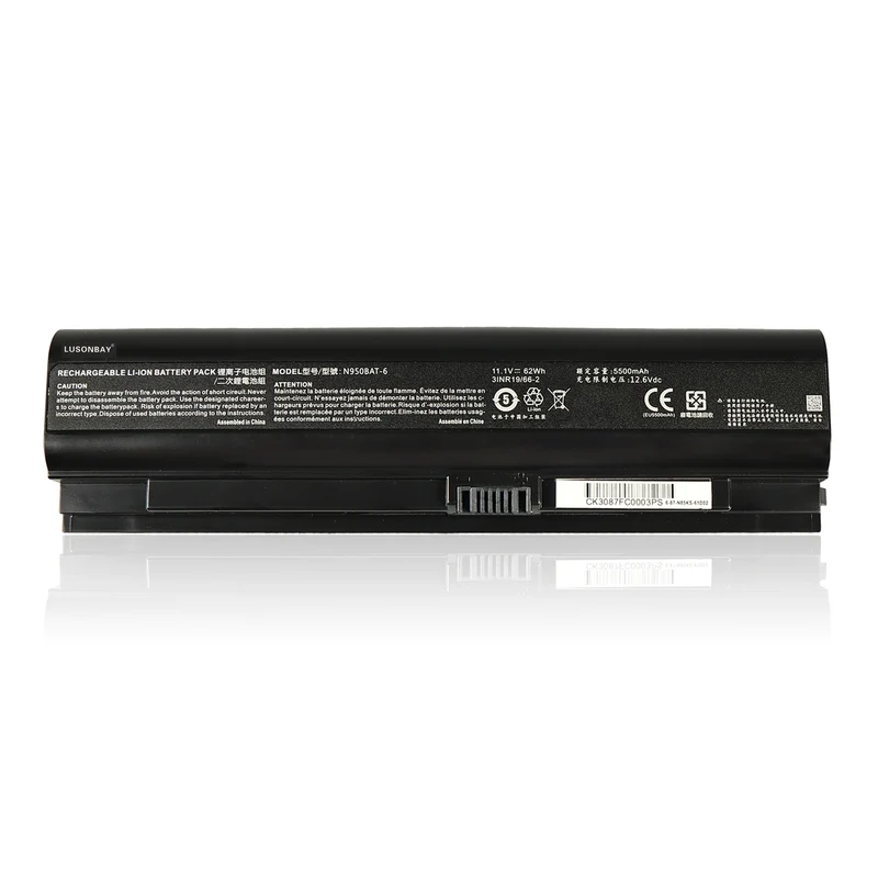 N950BAT-6 Laptop battery For Hasee ZX7-CP5G ZX7-CT5DA ZX8-CT5DA ZX8-CR5S1 | LUSONBAY