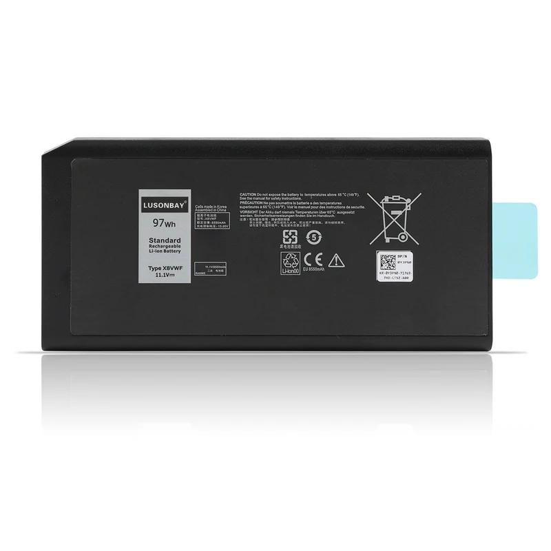 X8VWF Replacement Battery For Dell Latitude 14 Rugged 5404 5414 E5404 Series | EU Stock