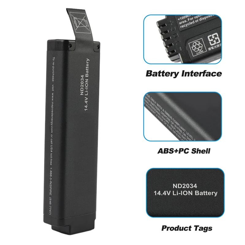Replacement Li-ION Battery For OLYMPUS/NSPIRED ENERGY ND2034