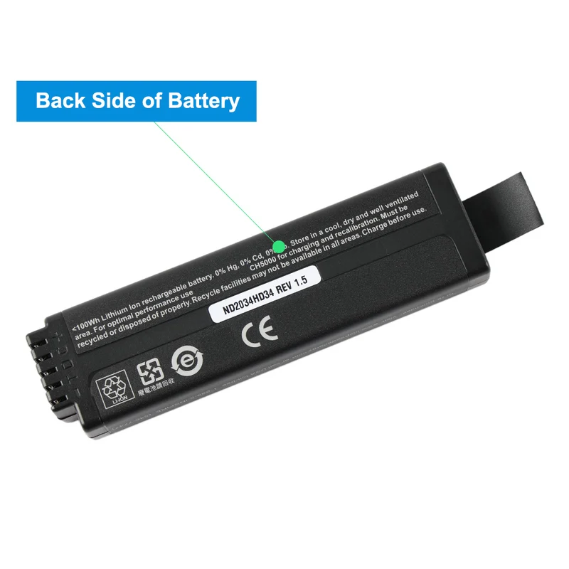 Replacement Li-ION Battery For OLYMPUS/NSPIRED ENERGY ND2034