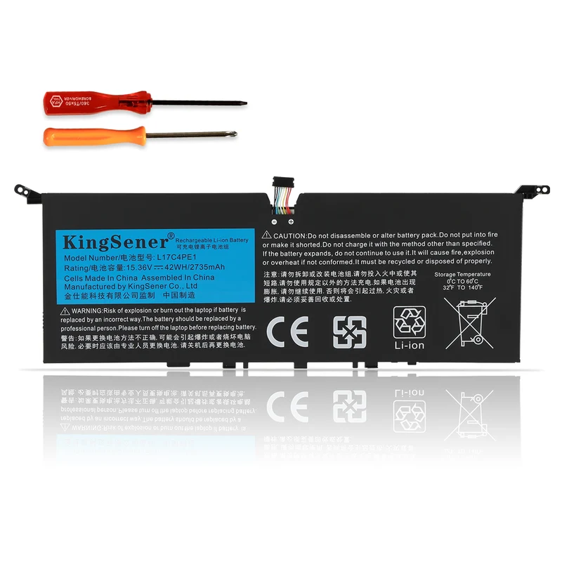 L17M4PE1 Battery for Lenovo IdeaPad 730S Yoga S730 42Wh