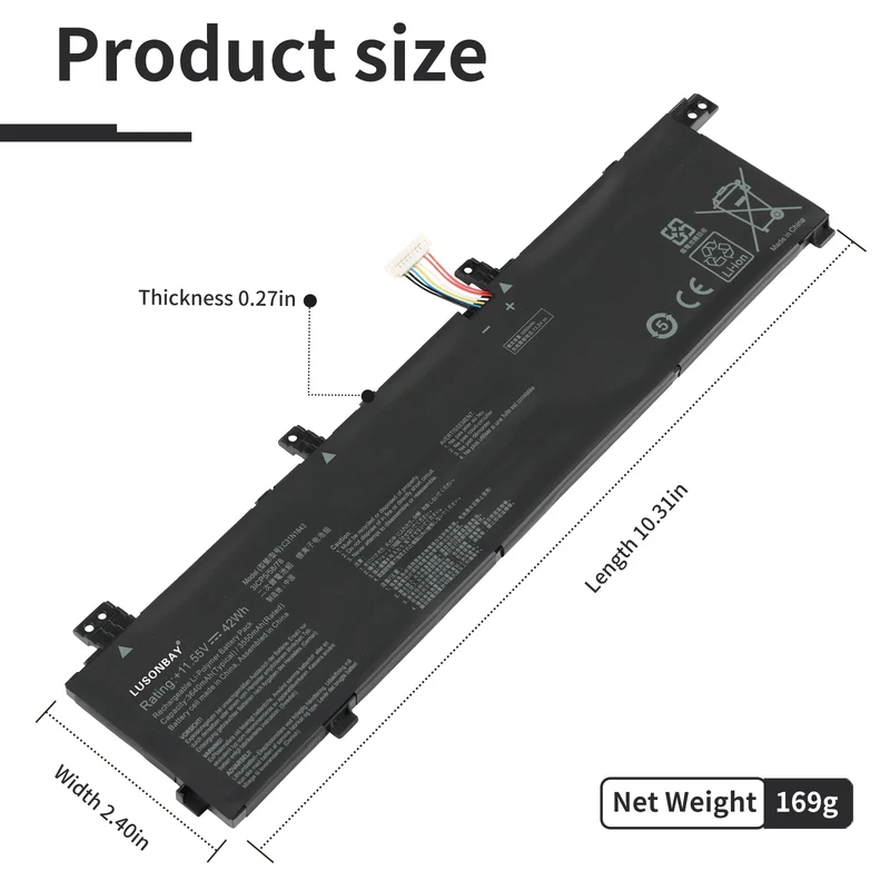 C31N1843 Laptop Battery For ASUS VivoBook S14 S432 S432FA S432FL | LUSONBAY