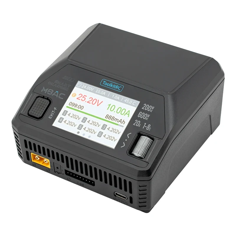 ToolkitRC Chargeur M8AC 1-8S 20A 200W AC/DC TK14000