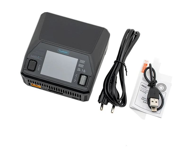 ToolkitRC Chargeur M8AC 1-8S 20A 200W AC/DC TK14000