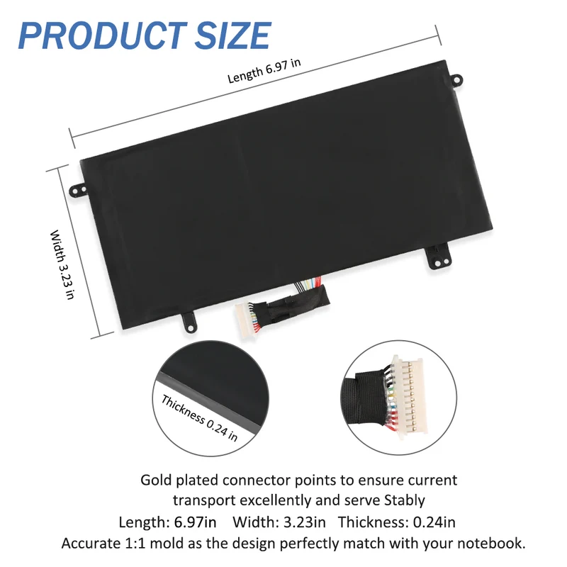 1WND8 J0PGR Battery for Dell Latitude 12 7275 XPS 12 9250 — 7.6V 30Wh