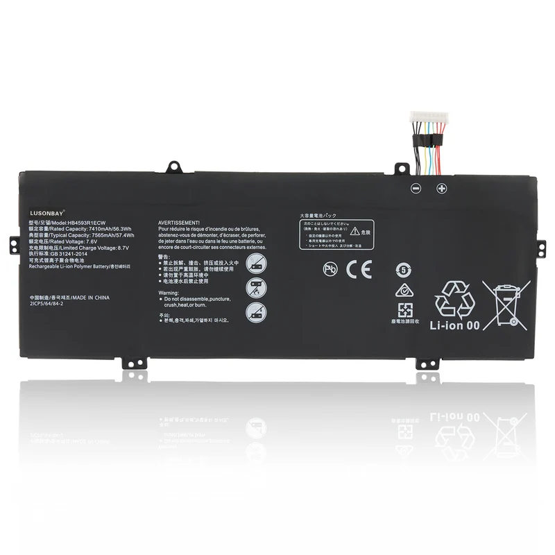 Huawei MateBook X Pro MACH-W19 MACH-W29 Battery HB4593R1ECW 57.4Wh
