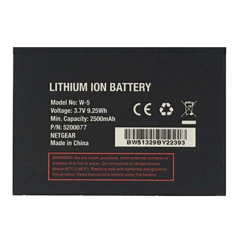 W-5 Replacement Battery For Netgear Sierra Wireless Router Aircard 770S 771S 782S 790S