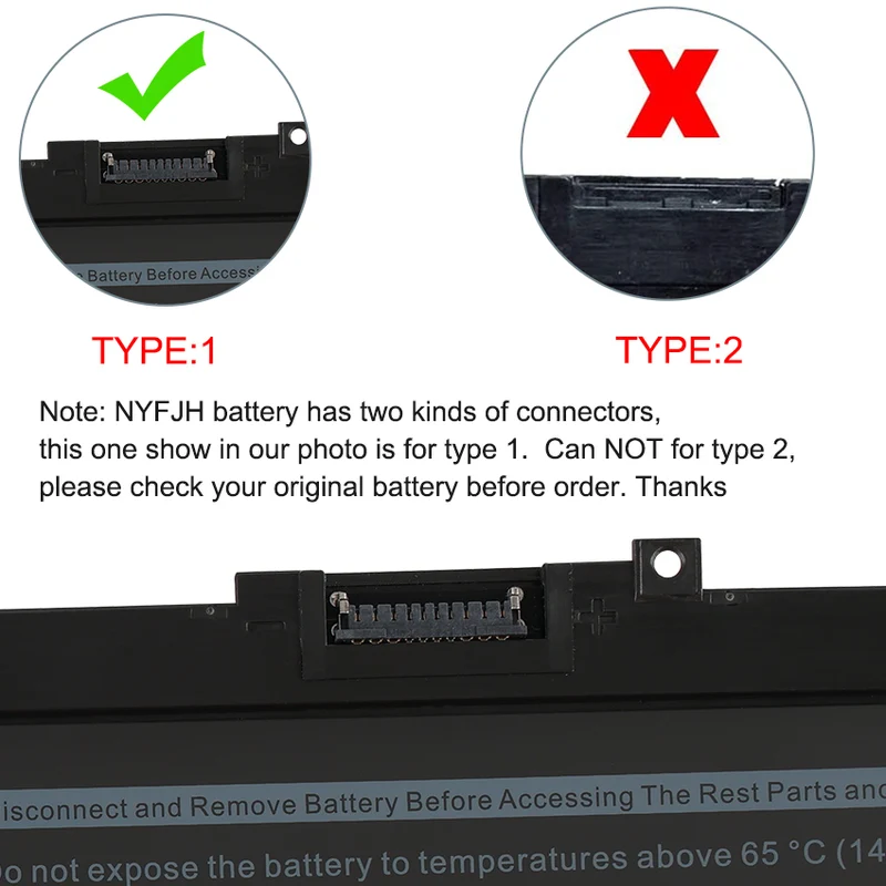 NYFJH 0WNRC Laptop Battery For Dell Precision 7530 7730 7730 P34E Series | CA Stock
