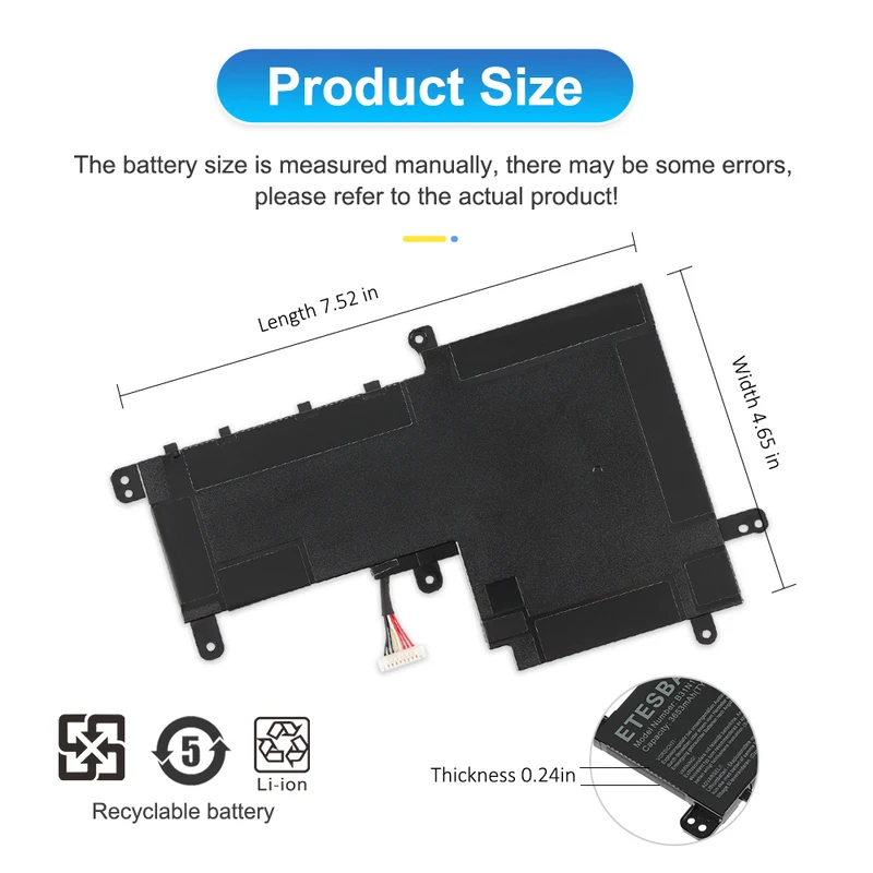 B31N1729 Battery For ASUS VivoBook S15 S530FA S530UF X530FN S5300F | ETESBAY