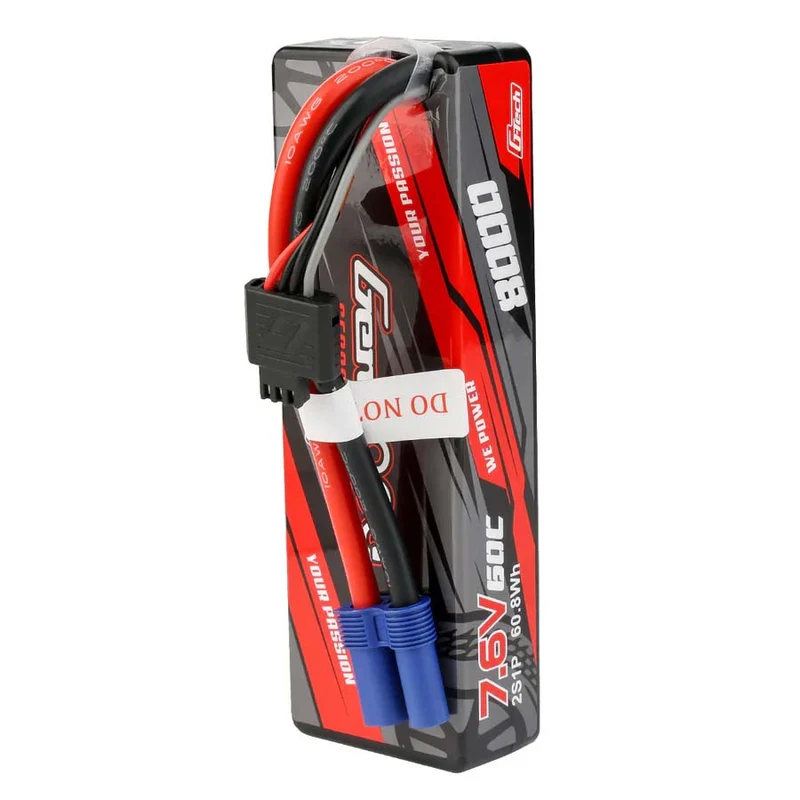 Gens Ace Accu lipo G-Tech 7.6v 8000mah 60C EC5 GEA802S60E5GT