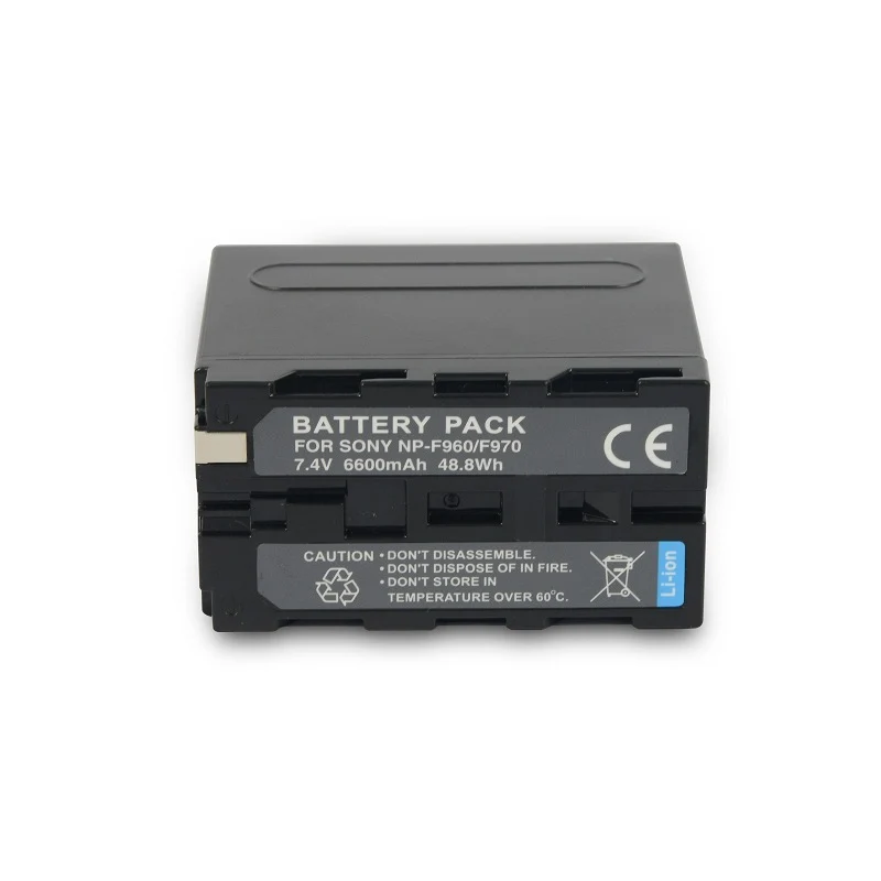 NP-F960/F970 Replacement Camera Battery For Sony HXR-MC2500 DCR-TRV1/V3 GV-D800F