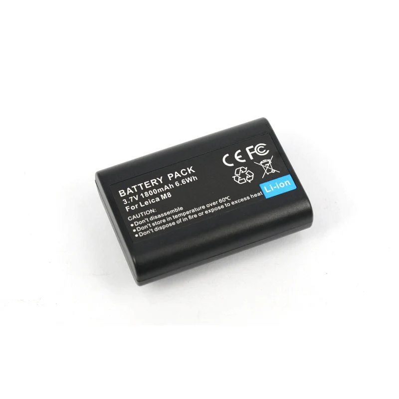 M8 Replacement Camera Battery For Leica BM8 M8 M8.2 M9 14464 1800mAh