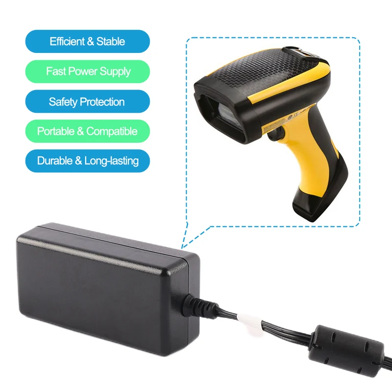 PSAA18U-120 Power Adapter Replacement For Datalogic PowerScan PD9500