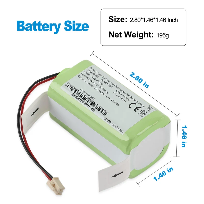 Replacement Battery For Shark Vacuum Cleaner RVBAT85002