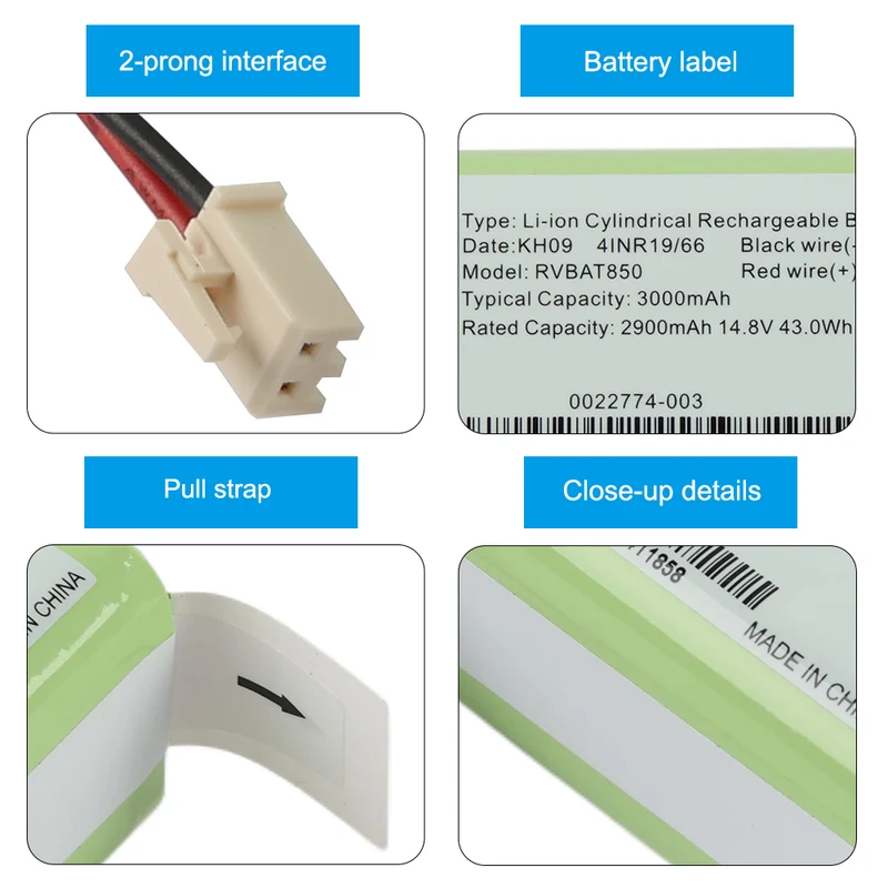 Replacement Battery For Shark Vacuum Cleaner RVBAT85002