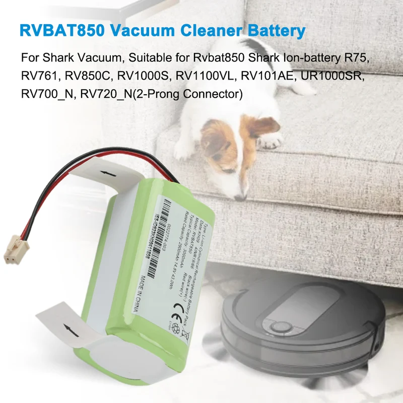 Replacement Battery For Shark Vacuum Cleaner RVBAT85002