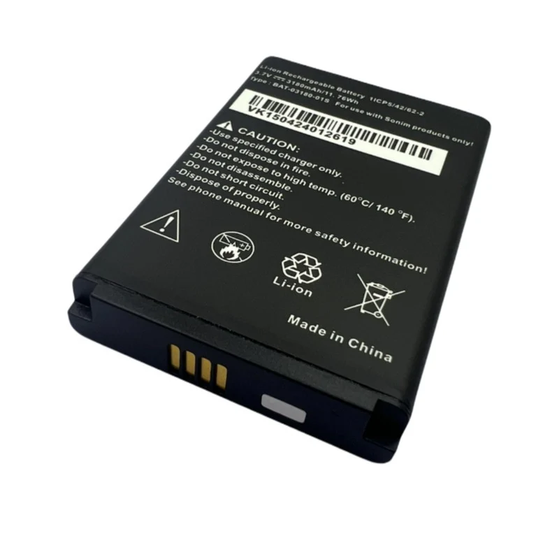 BAT-03180-01S Replacement Battery For Sonim XP5 XP5700 XP5S XP5800
