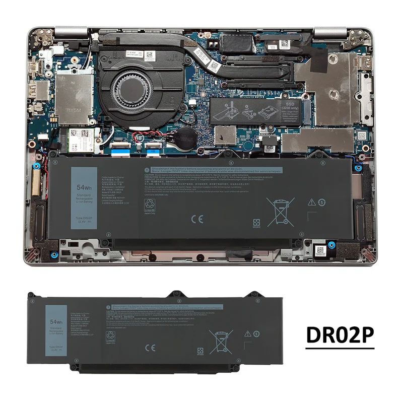 DR02P Laptop Battery For Dell Latitude 3340 3440 3450 3540 3550