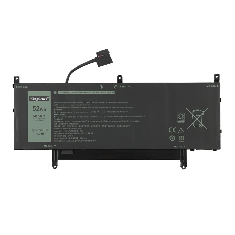 N7HT0 TVKGH Laptop Battery For Dell Latitude 9510 9520 2-in-1 Series