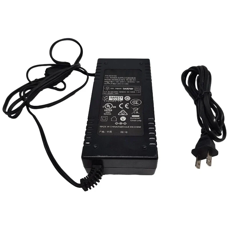 PA-AD-001 Power Adapter Replacement For Brother QL-820NWB QL-820NWBC QL-810W Printer