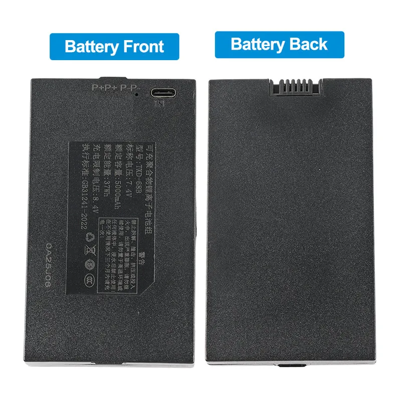 TXD-68B TZ68-B 5000mAh Replacement Battery For Smart Door Lock P+P+P-P-