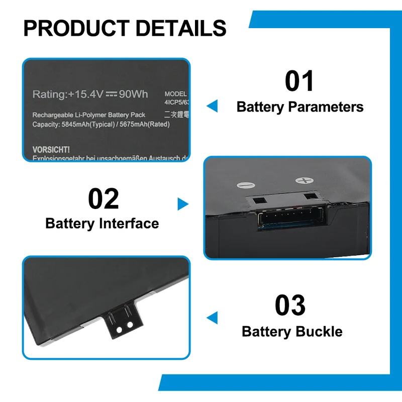 C41N2103 Laptop Battery For Asus ROG Zephyrus Duo 16 GX650RM
