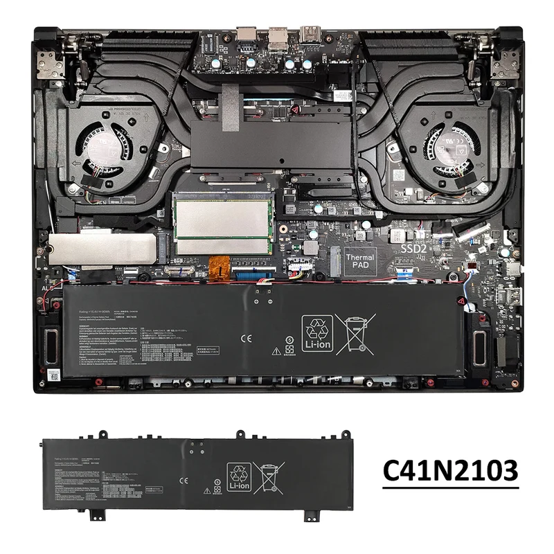 C41N2103 Laptop Battery For Asus ROG Zephyrus Duo 16 GX650RM