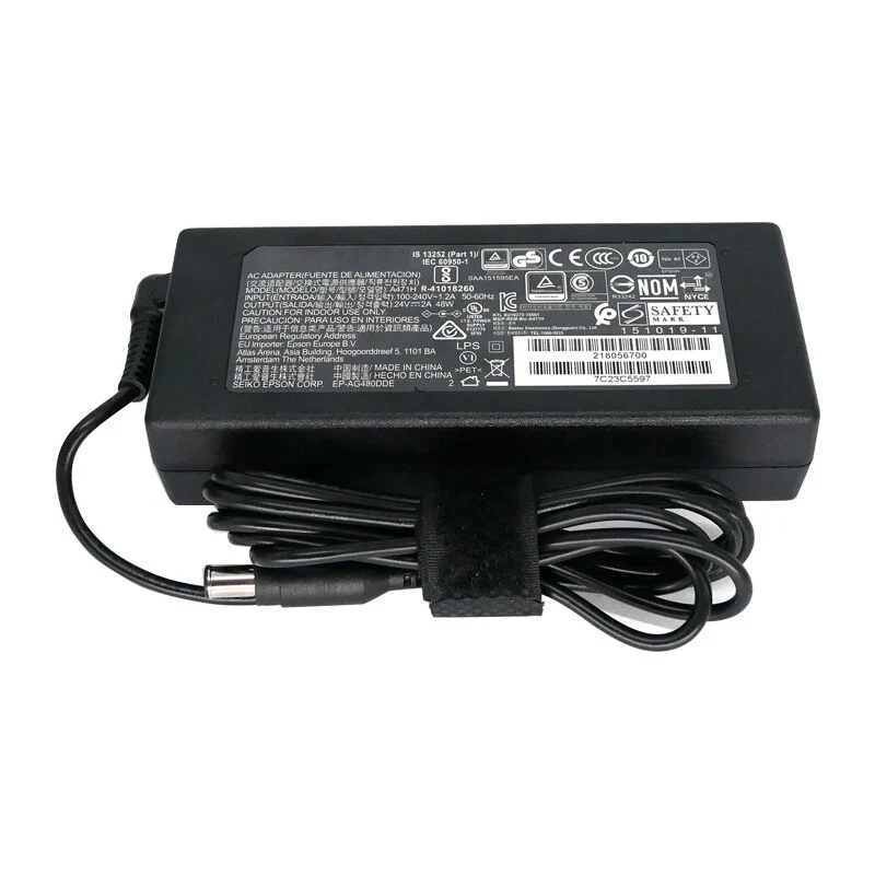 A41H R-41018260 Power Adapter Replacement For Epson DS-760 DS-770 DS-775 Document Scanner