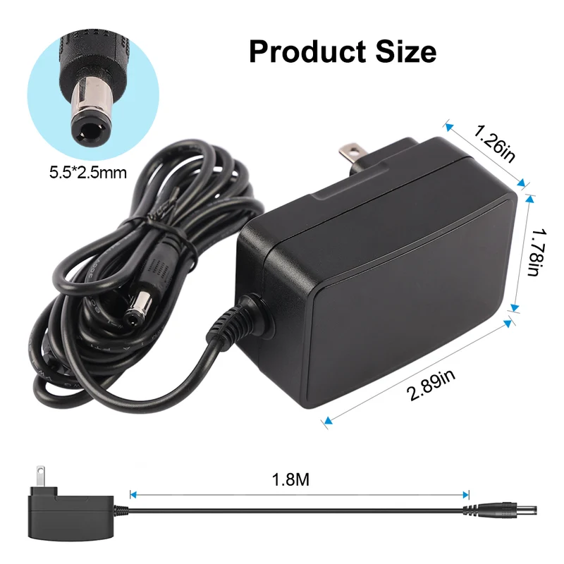 WY-24W1701000U Power Adapter Replacement For BOSE Soundlink I II III 5.5X2.5mm