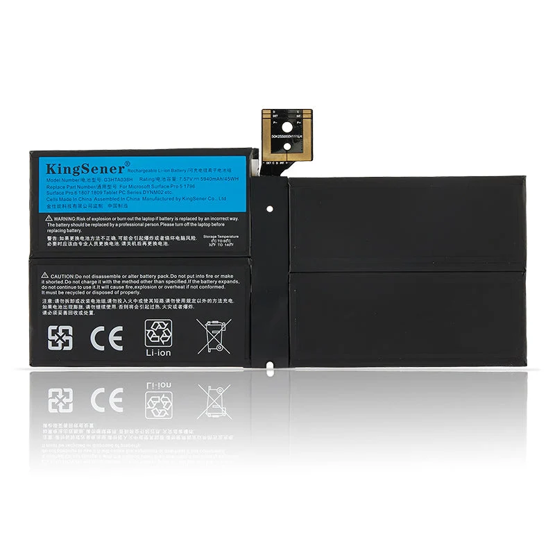 G3HTA038H DYNM02 Laptop Battery for Microsoft Surface Pro 5 1796 Series Tablet | EU Stock