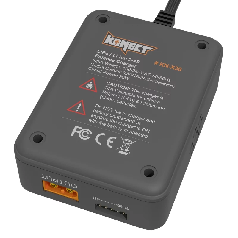 Konect Chargeur X30 Lipo 2S-4S KN-X30