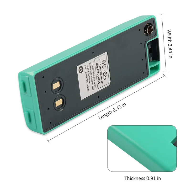 BC-65 Q-75E Charger For Nikon DTM-302/352 NPL302/352 Total Stations