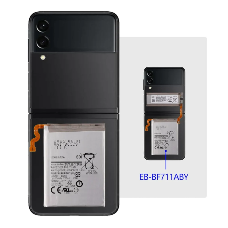 EB-BF761ABY Replacement Battery For Samsung Galaxy Z Flip3 5G SM-F711