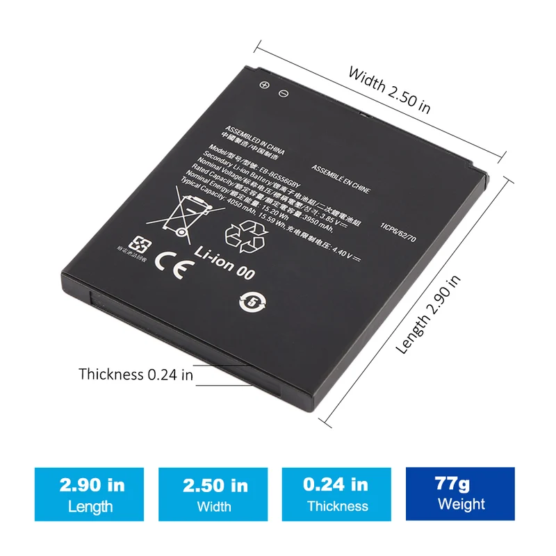 EB-BG556GBY Replacement Battery For Samsung Galaxy Xcover 7 (SM-G556)