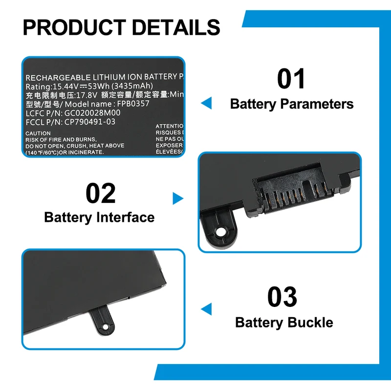 FPB0357 Laptop Battery For Fujitsu FMV LIFEBOOK CH75/E3 Series