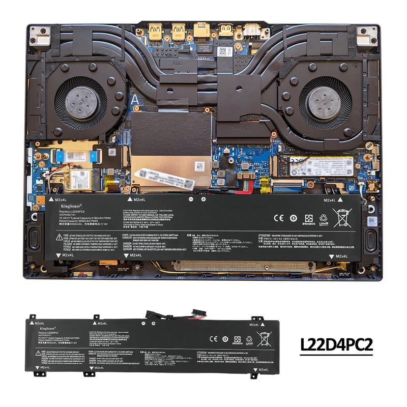 L22D4PC2 Laptop battery For Lenovo LOQ 16APH8 16IRH8 Series