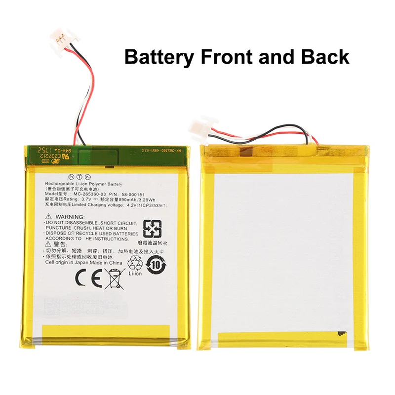 MC-265360-03 Replacement Battery For Kindle 7