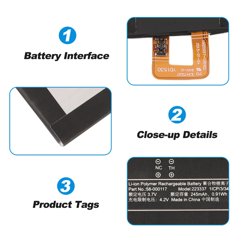 223337 Replacement Battery For Amazon Kindle Oasis (2016)