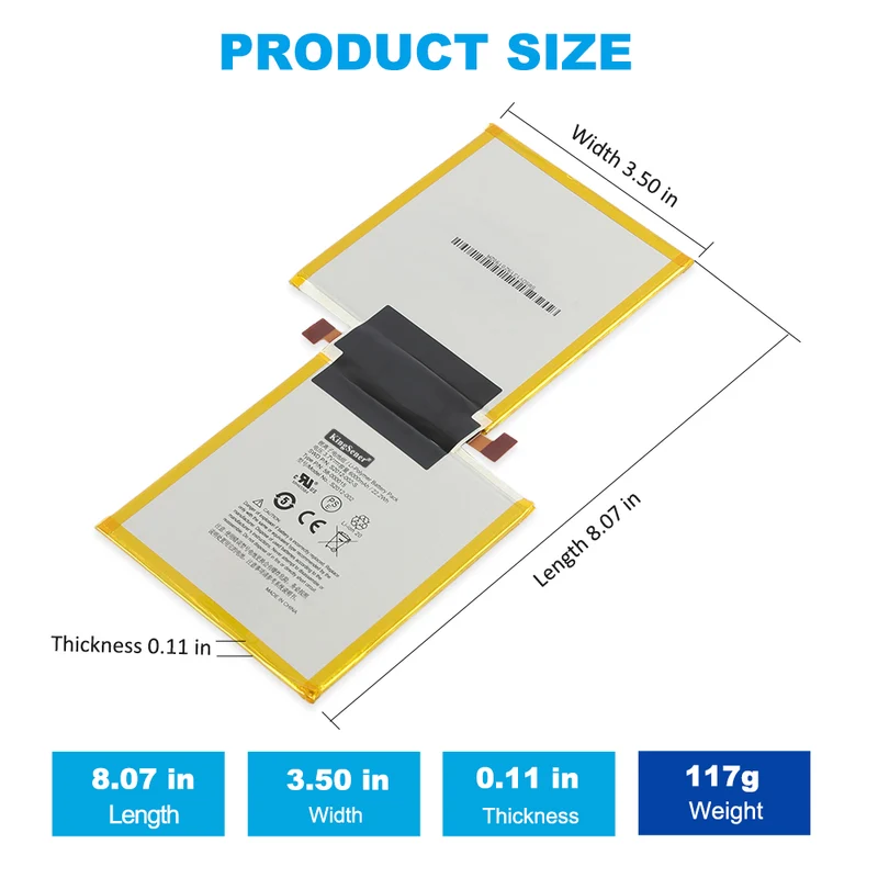 S2012-002 Replacement Battery For Kindle Fire HD 8.9" (2nd Gen)
