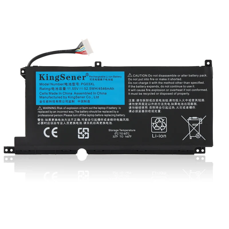PG03XL Lshape Replacement Battery For HP 15-ec 15-ec0000 OMEN 5X FPC52 HSTNN-OB1I | PL Stock