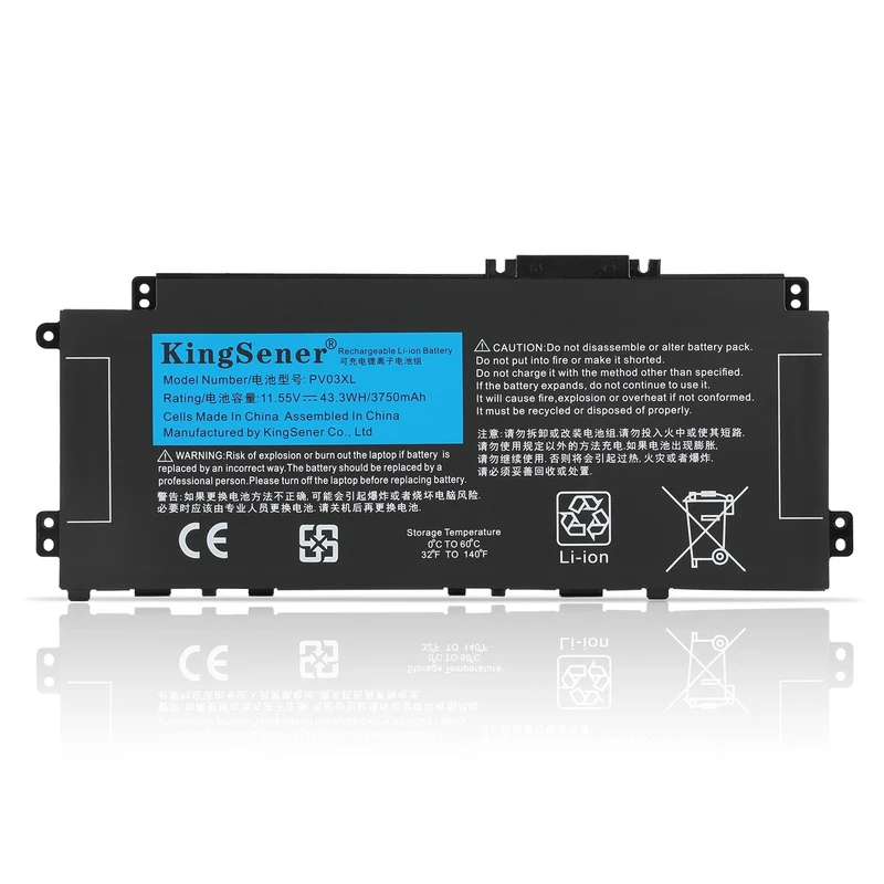 PV03XL PP03XL Battery for HP Pavilion x360 11.55V 43.3Wh