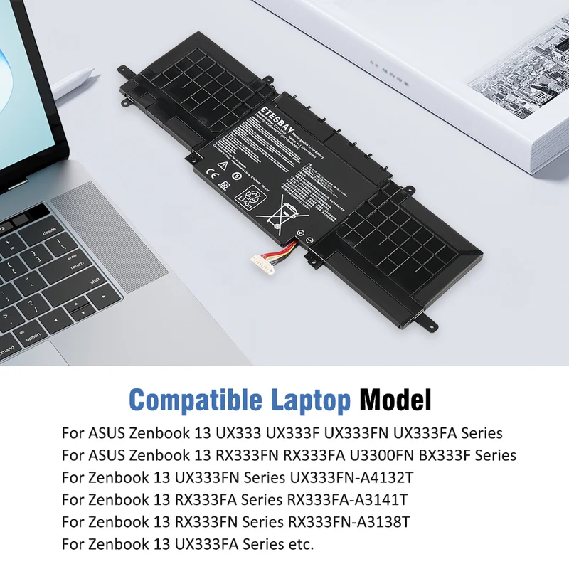 C31N1815 Laptop Battery For ASUS Zenbook 13 UX333 UX333F UX333FA UX333FN | CA Stock