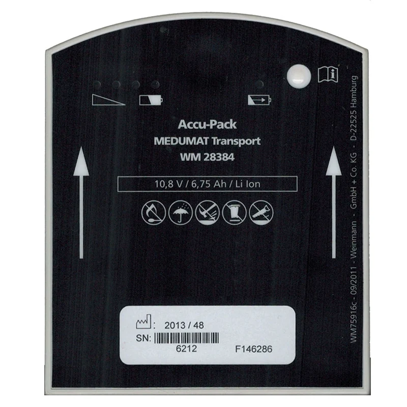 WM28384 Replacement Battery For MEDUMAT Transport Ventilator