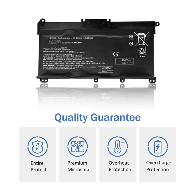HT03XL HSTNN-LB8L 916368-541 Battery For HP HP Pavilion 14-CE0020TX | LUSONBAY