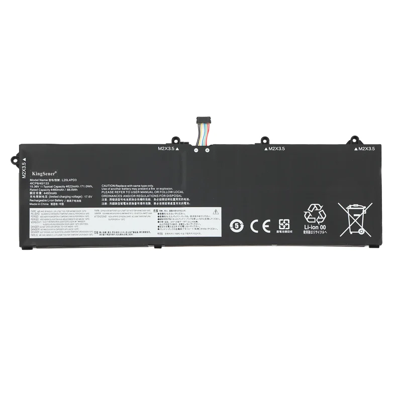L20L4PD3 L20M4PD3 Laptop Battery For Lenovo ThinkBook 16p Gen 2