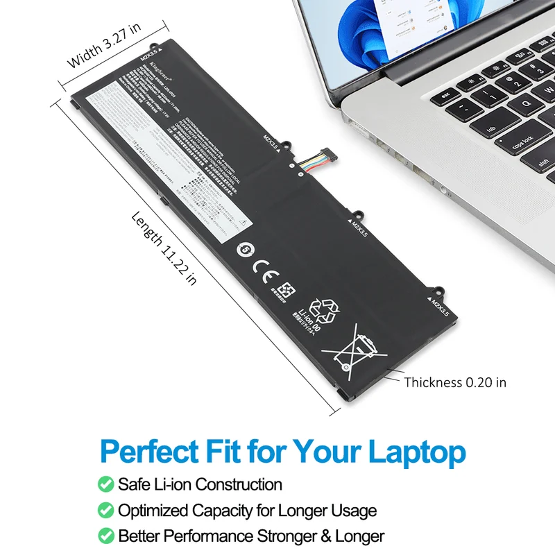 L20L4PD3 L20M4PD3 Laptop Battery For Lenovo ThinkBook 16p Gen 2