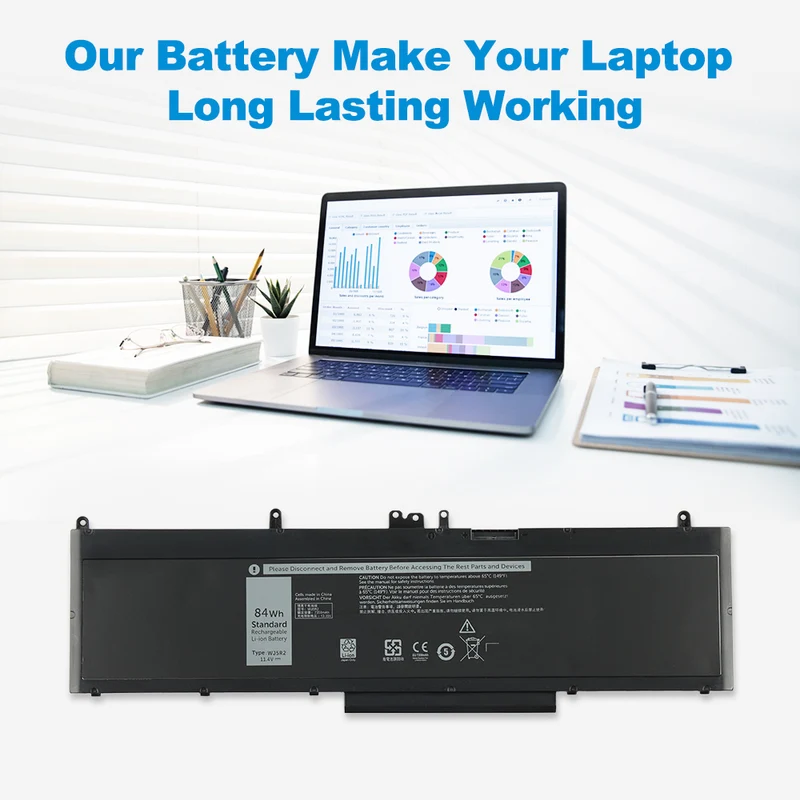 WJ5R2 Laptop Battery For Dell Precision 15 3510 M3510 Latitude 5570 E5570 4F5YV