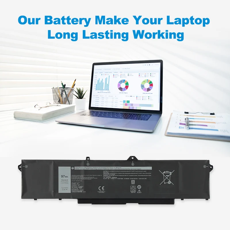 9JRV0 Laptop Battery For Dell Precision 3561 3571 3581 Series