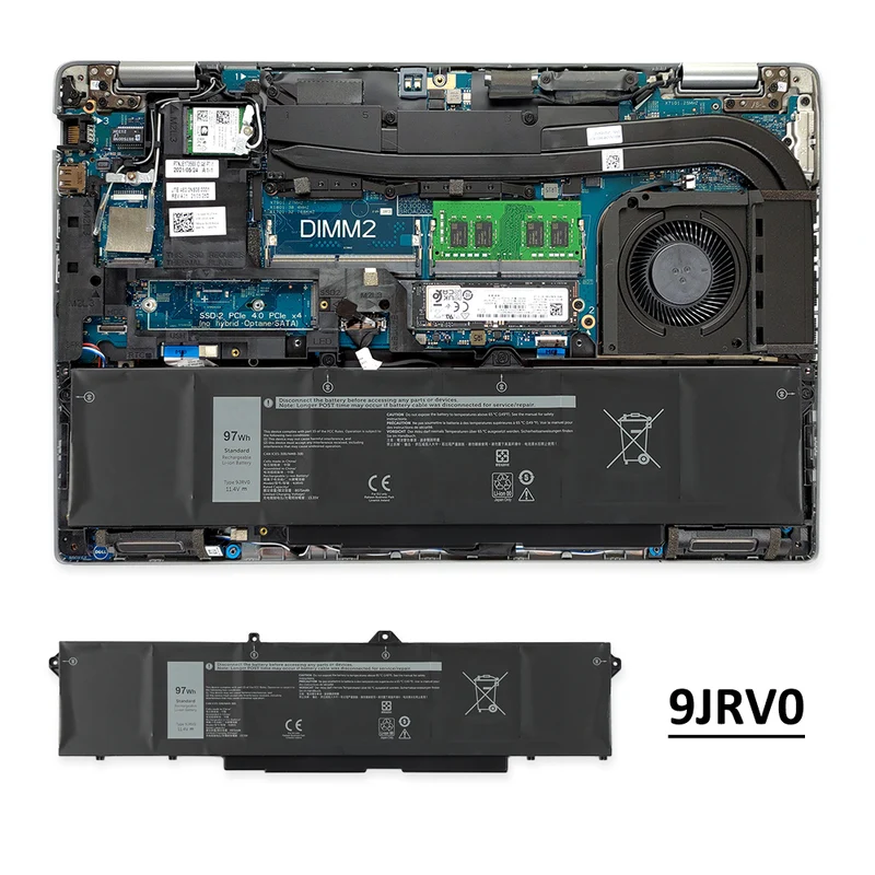 9JRV0 Laptop Battery For Dell Precision 3561 3571 3581 Series